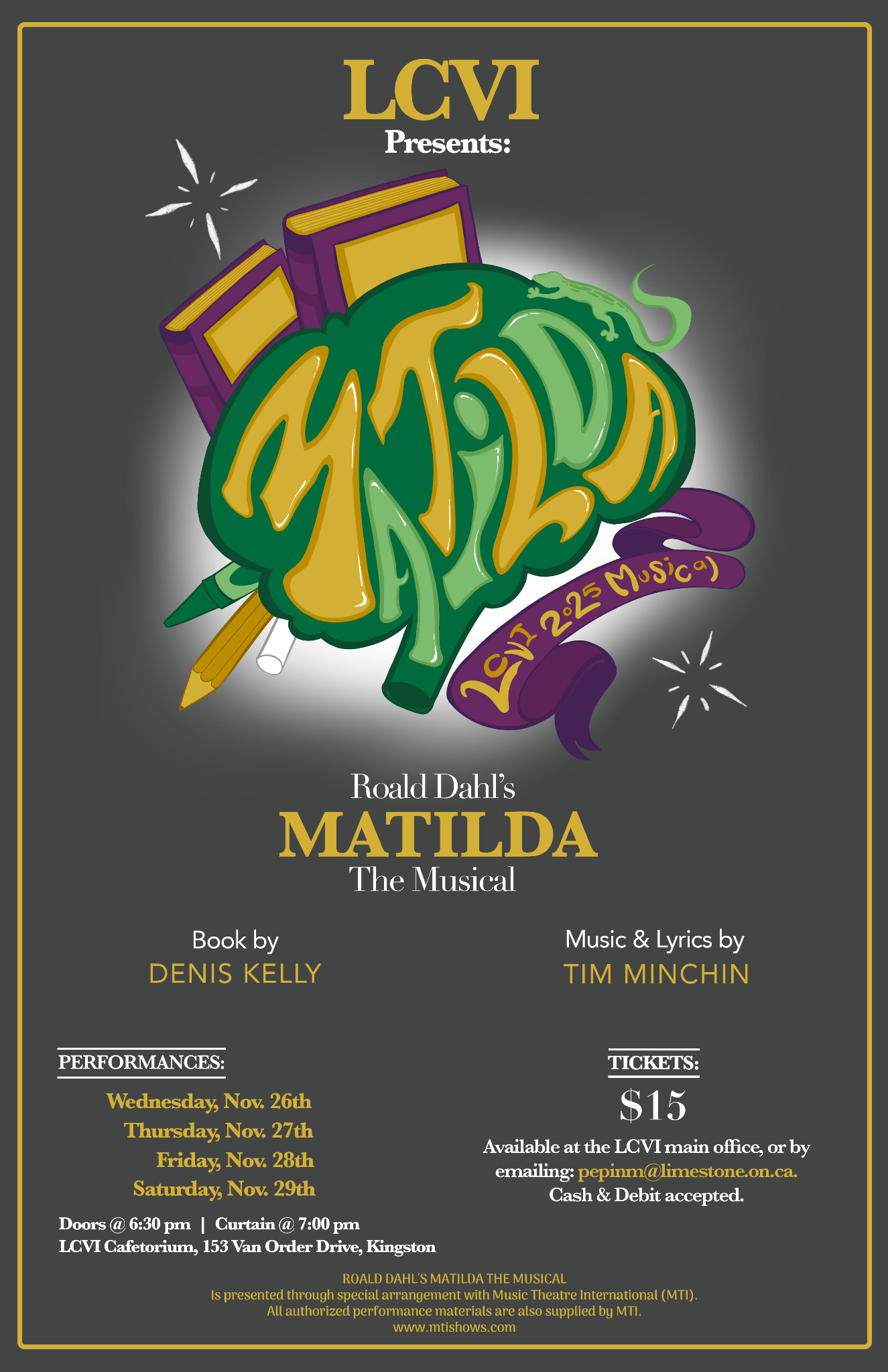 MatildaMusicalPoster