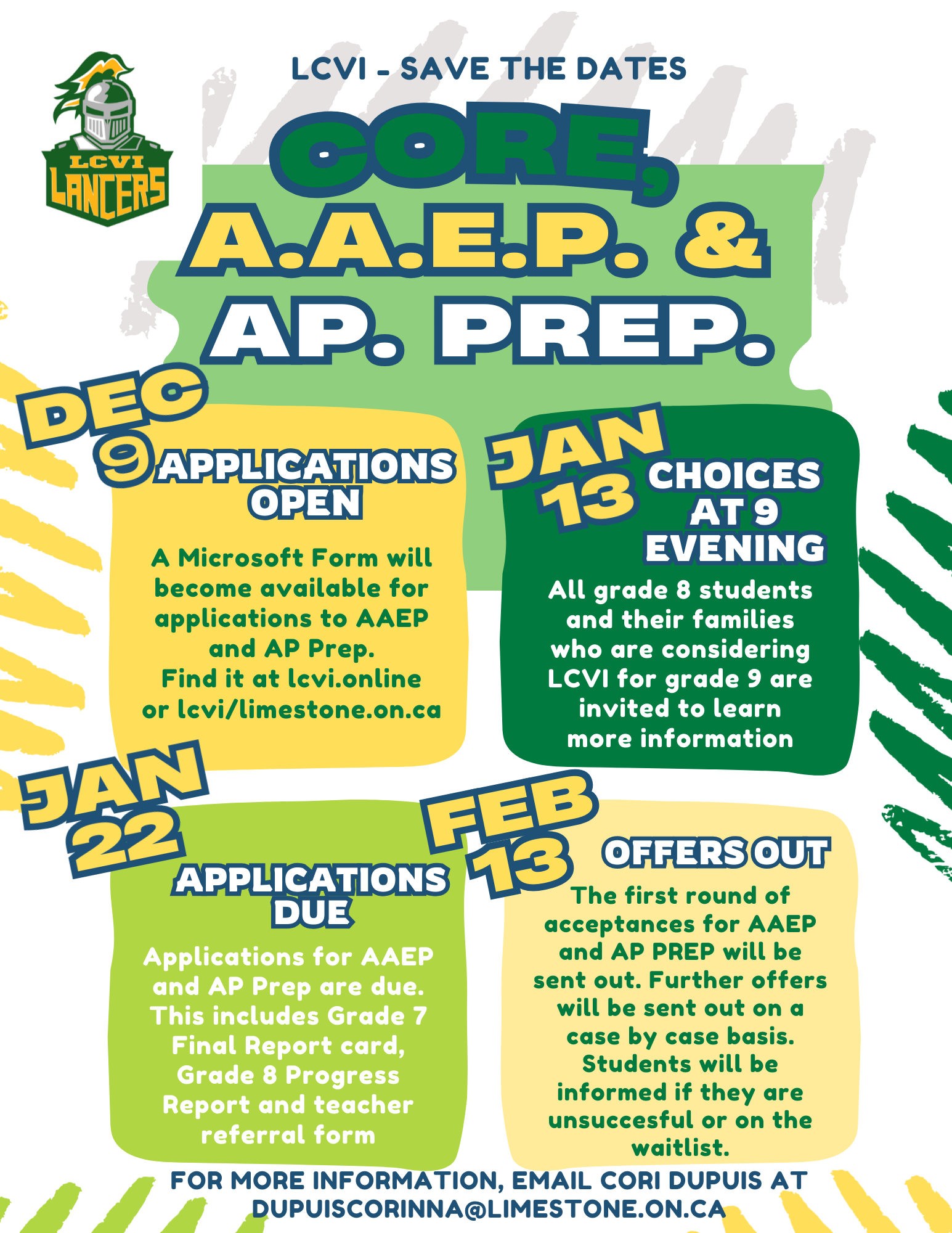 Choices at 9 at LCVI