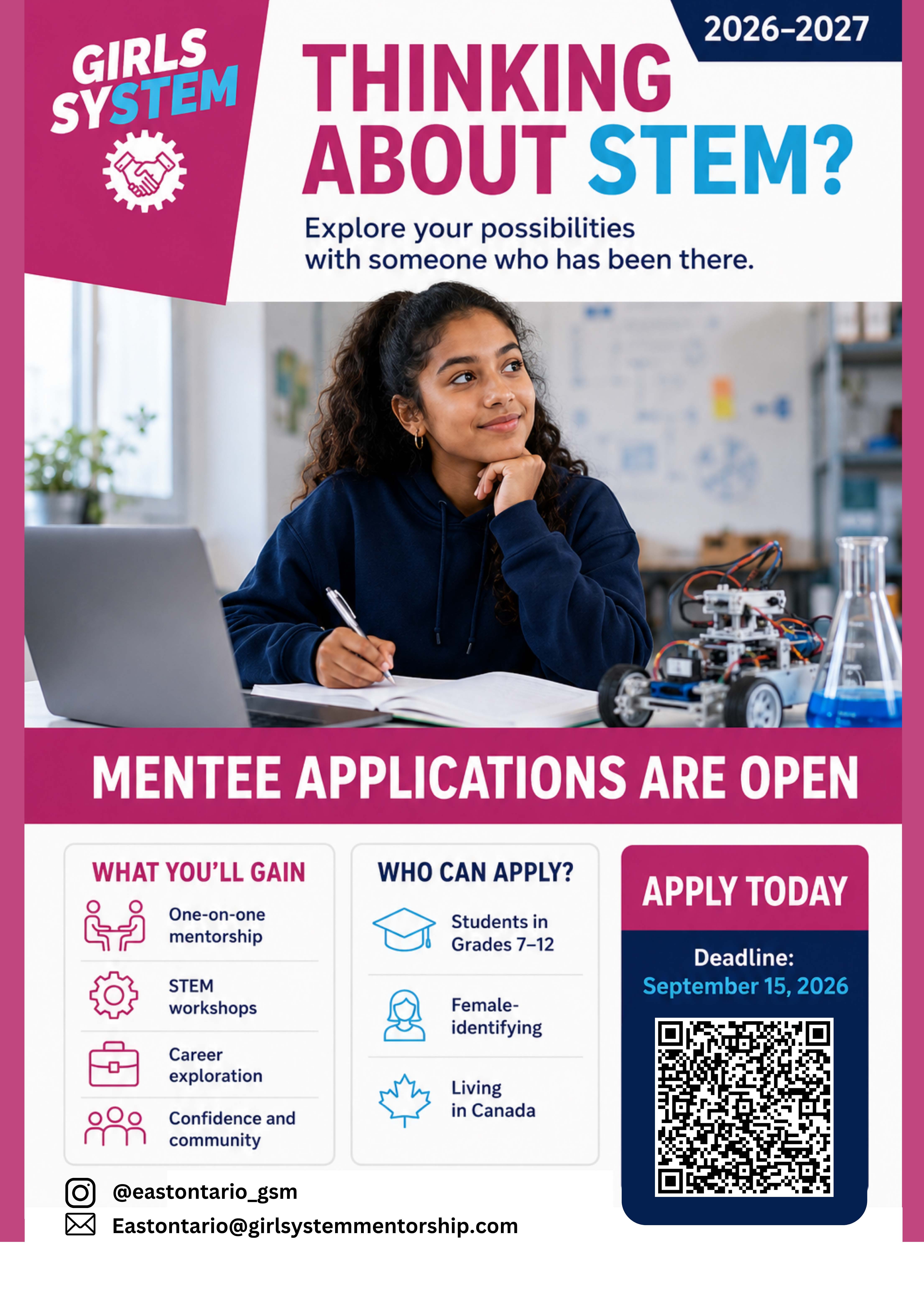 GSM Mentee Application Poster 2627